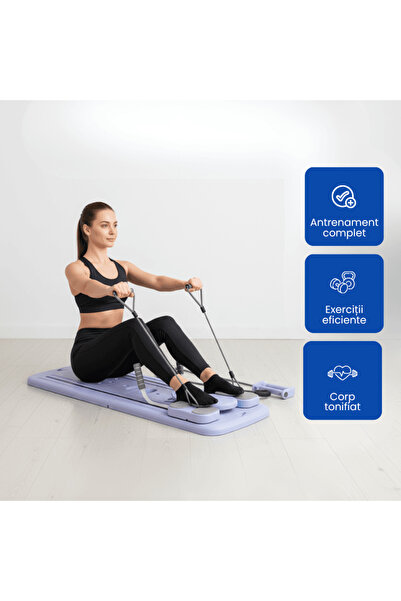 OferteTop Pilates Board With 20 Exercises For Fast Toning And Fat Burning