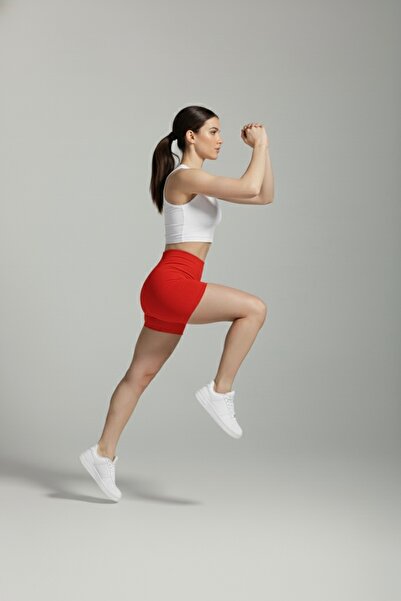 MBEY1989 High Waist Seamless Stretchy Short Sports Leggings