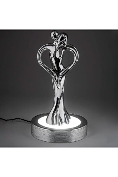 Moda Argenti Silver Couple Figurine with LED H29.5 cm