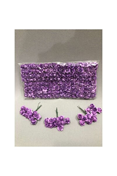 Fiyonks Atölye Decorative Paper Rose 1 Pack 144 Pieces, Decorative Paper Rose, Tulle Decoration, Bohça Decoration