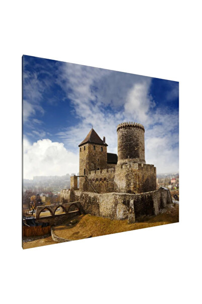 PozaTablou Pictură pe pânză: Cetatea Maiestuoasă 90x80 cm