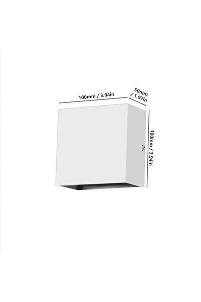 Generic LED Wall Light Warm White