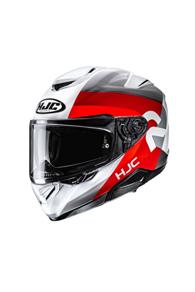 HJC RPHA72 Phyta MC1 Kapalı Motosiklet Kaskı Gri Beyaz Kırmızı
