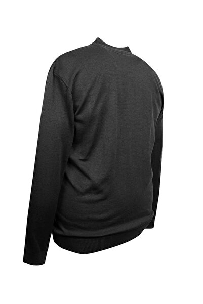 tambattal Plus Size Half Fisherman Pattern Knitwear Sweater