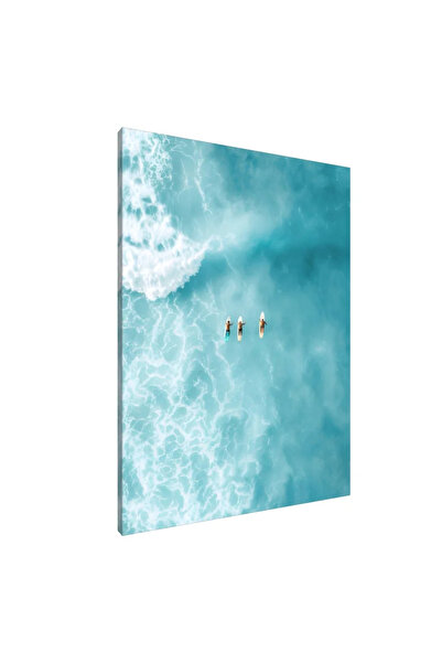 PozaTablou Pictură pe pânză: Călăreți pe valuri 60x90 cm