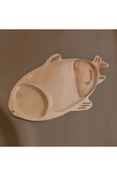 ArtKer Wooden fish-shaped platter, ArtKer, 49x24cm