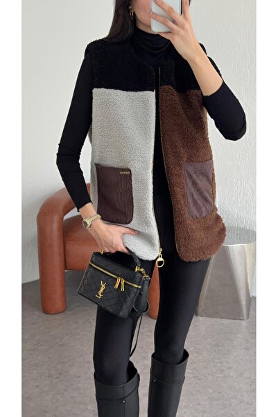 HAZELANNA 3 Color Plush Vest