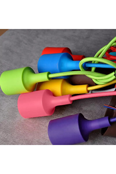 Gonga Lustra Cu 6 Pendule E27, Model Spider, Multicolor, Gonga® Multicolor