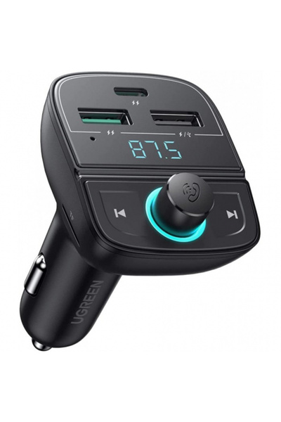 Ugreen Modulator FM Bluetooth CD229, 2 x USB-A - 1 x USB-C - 1 x microSD