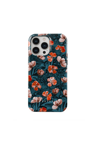 HYPERSOFT حافظة فاخرة مزدوجة الطبقات من سلسلة بورجا منقوشة متوافقة مع آيفون 1...