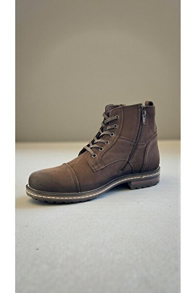 Hammer Jack 17400 Brown Genuine Leather Full Orthopedic Casual Daily Men's Boots