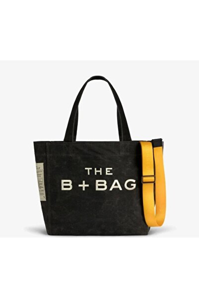 gül sezgin butik Women's Black Canvas Medium Size Train Shoulder Bag