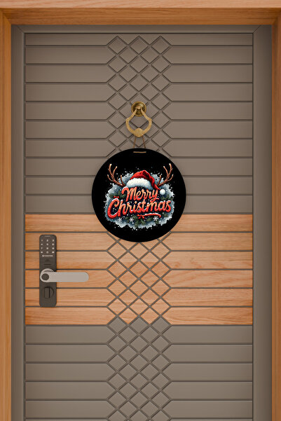 Dormot Ψηφιακή εκτύπωση υψηλής ποιότητας, Πρωτοχρονιά, Καλά Χριστούγεννα, Στολίδι πόρτας με θέμα την Πρωτοχρονιά, Στολίδι τοίχου