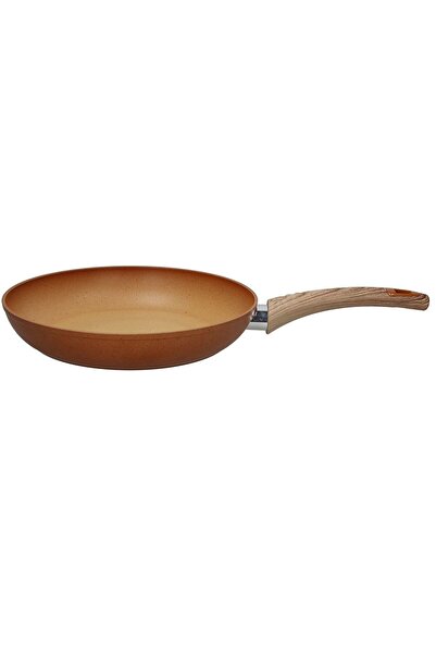 Tognana Traditional Frying Pan with Handle, Aluminum, 28 cm, Orange