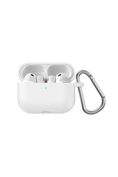 Green Lion جراب برلين سيليكون لسماعات AirPods Pro 3 - أبيض