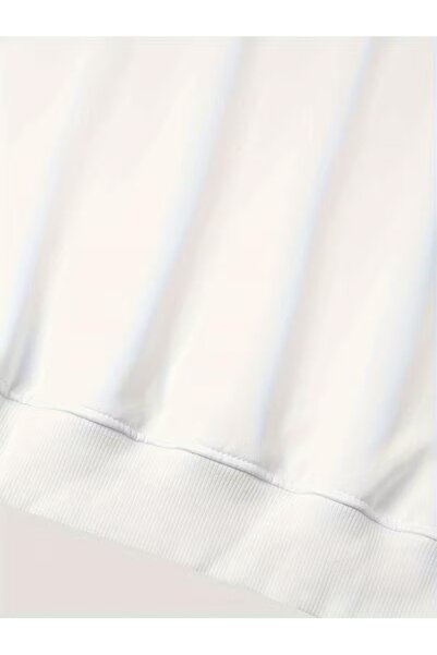 MG  Printed Cotton Long Sleeve 3 Thread Sha Fleece-Lined Nisex Sweatshirt