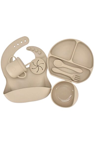 Pitikot Set Diversificare din Silicon pentru Bebeluși Pitikot, Farfurie, Bol, Cană cu Pai și Tacâmuri