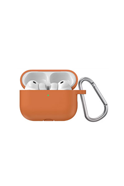 Green Lion جراب برلين سيليكون لسماعات AirPods Pro 3 - برتقالي