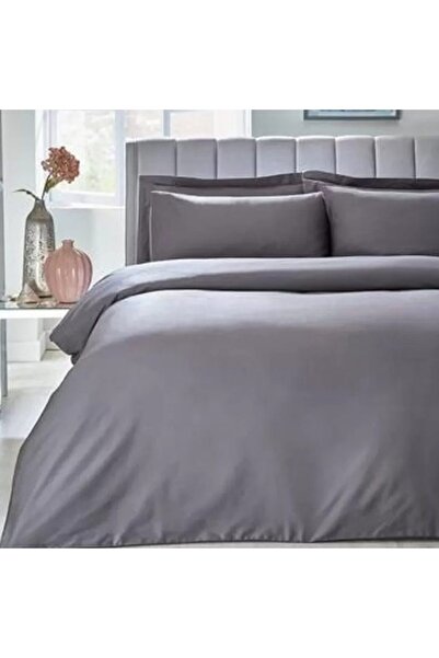Dormisete DHome Color bedding set 240x280 + duvet cover 200x220 + 4 pillowcases 50x70 Gray