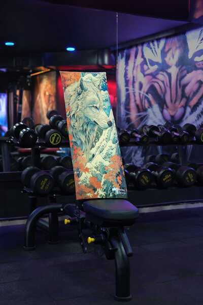 ENDAMIM Sports Towel Special Printed Microfiber Cotton Mixed 35X90Cm