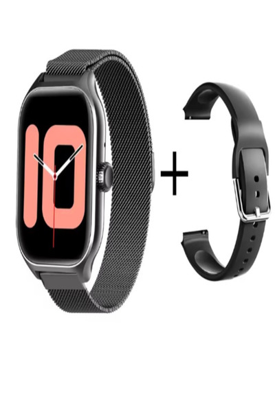 OEM SmartWatch GT4 Unisex, 2.1" Display, Fitness & Sleep, Heart Rate, Bonus Strap – Black