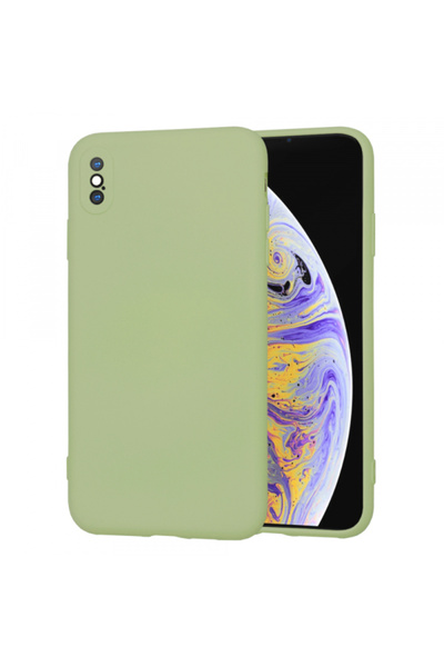 Apple iPhone XS Max Case, Techsuit, SoftFlex, Matcha Green