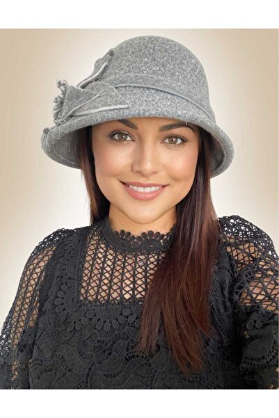 Confortino Miss Anita luxury thick felt women's hat - ONE size, ADJUSTABLE