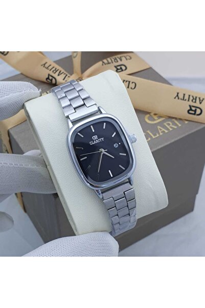 Generic Clearty watch with box, bag, and card. Stainless steel watches, lightweight on the wrist.