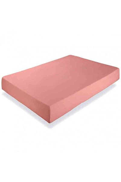 Dormisete DHome Ranforce cotton fitted sheet 180x200+30 cm - Pink (Crab)