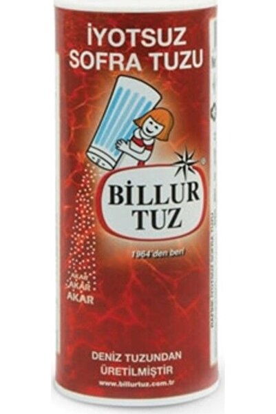 Billur Tuz Iyotsuz Sofra Tuzu (250 G) X 10 Adet