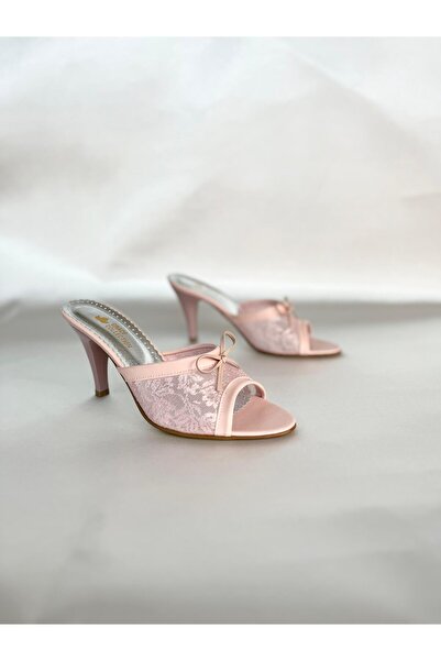 MOD10 Heeled Slippers Daily Slippers Evening Slippers Dowery Slippers Net Slippers Transparent Slippers