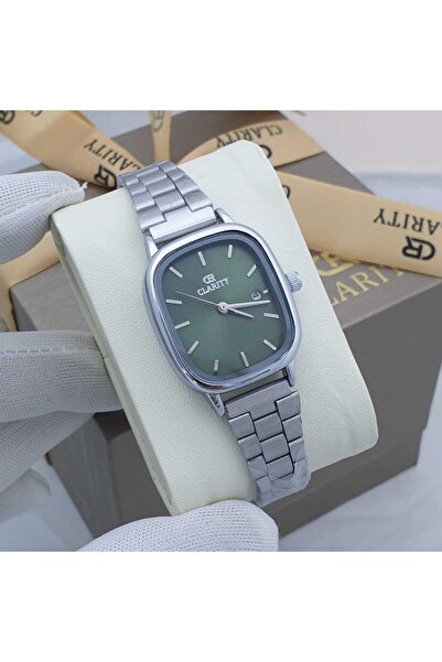 Generic Clearty watch with box, bag, and card. Stainless steel watch.