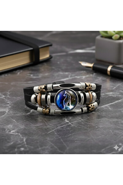 Diyar Tasarım سوار مصنوع يدويًا من سلسلة خاصة بعلامة برج الجدي