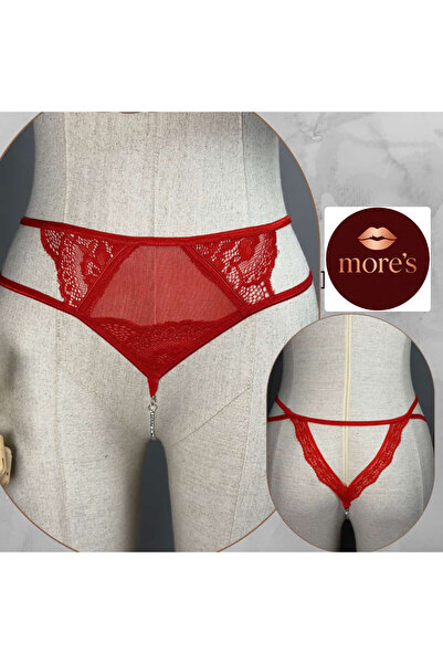 Mores Ruby Lace Bijoux Thong-Noel Gift Boxed