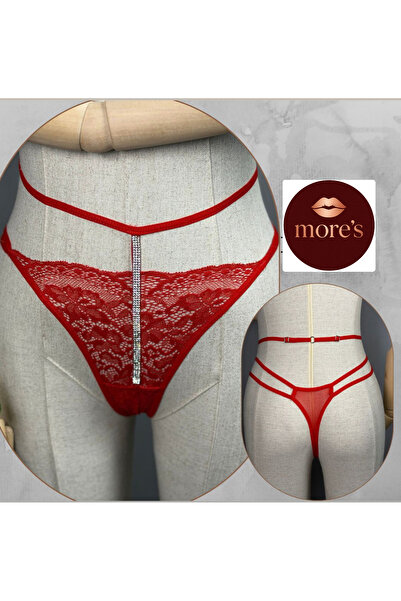 Mores Ruby Lace Bijoux Thong-Noel Gift Boxed