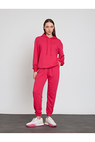 BGN workshop سترة رياضية مريحة بقلنسوة + جيب أمامي