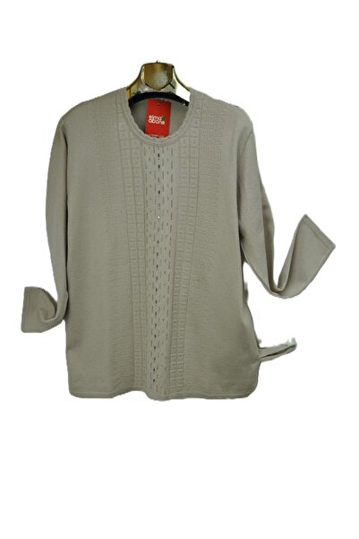 elma abone New Season Cold Yarn Stone Tricot Sweater