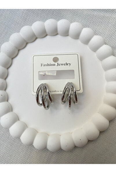 Bade Multiple Looks Ring Model 316L Stainless Steel Women's Earrings