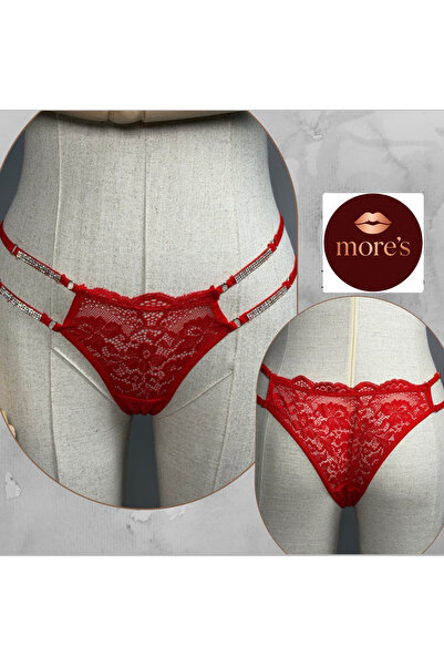 Mores Ruby Lace Bijoux Thong-Noel Gift Boxed
