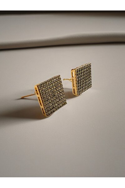 Bo Takı ve Aksesuar Zirkon taşlı küpe