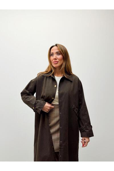 Maldia Shop Women's Verona Gabardine Waxed Trench Coat
