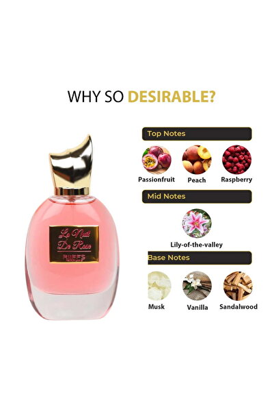 Riiffs La Nuit De Rose Eau de Parfum, Riiffs, Women - 100ml
