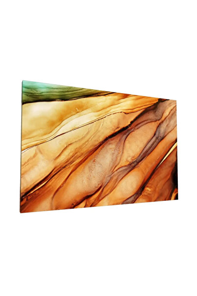 PozaTablou Pictură pe pânză: Texturi abstracte în tonuri pământii 100x70 cm