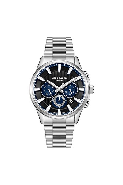 Lee Cooper Lc08216.390 Men's Wristwatch – Navy Blue Multifunction, 43 mm Stee...