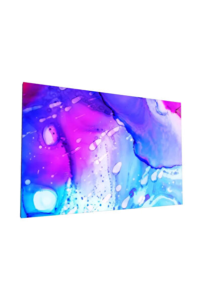 PozaTablou Pictură pe pânză: Abstract în violet și albastru 120x80 cm