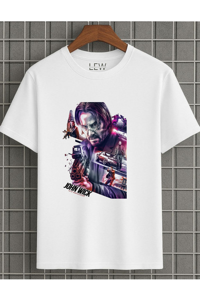 lovver Jhon Wick Custom Concept Designed Cotton Premium Printed T-Shirt