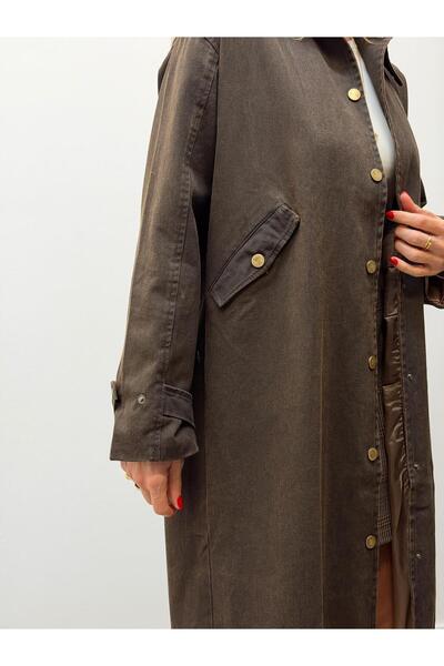 Maldia Shop Women's Verona Gabardine Waxed Trench Coat