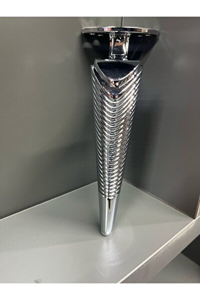 Emaks Side Metal Leg 20cm Chrome Seat Cabinet Nightstand Dresser Modern Tv Unit Modern Furniture Pouf Silver