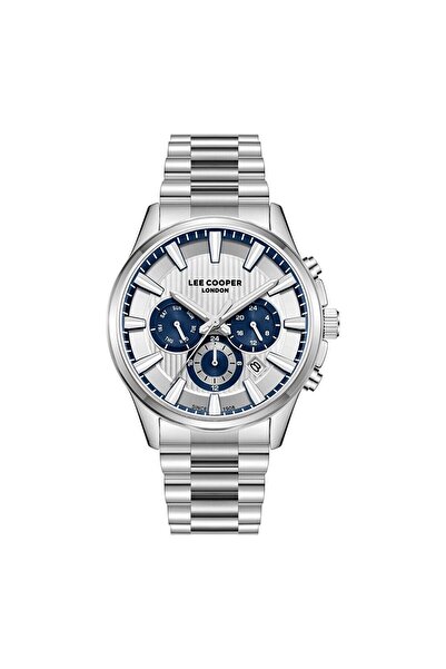 Lee Cooper Lc08216.330 Silver 43 mm Multifunction Quartz Men's Wristwatch