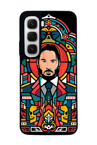 BGAKSESUAR حافظة سوداء متوافقة مع هاتف Infinix Hot 60 - سيليكون ناعم، واقي، غ...